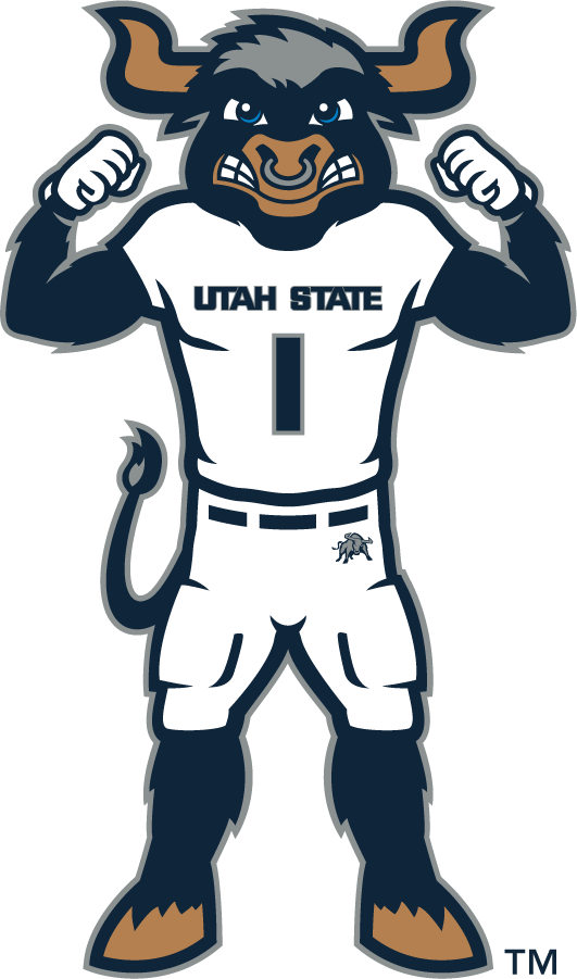 Utah State Aggies 2019-Pres Mascot Logo v4 diy DTF decal sticker